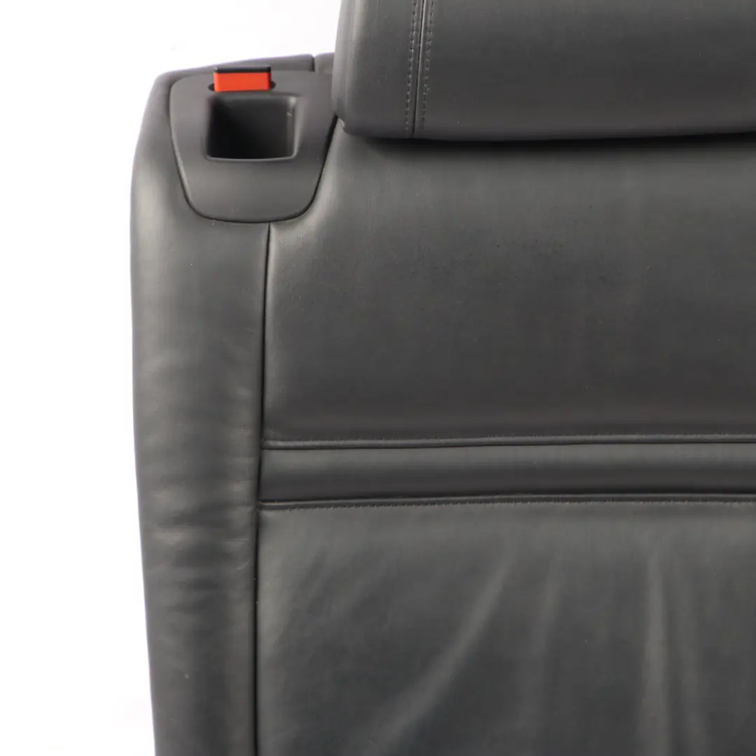 BMW X5 E70 Seat Backrest Rear Right O/S Seat Back Cover Black Leather Nappa