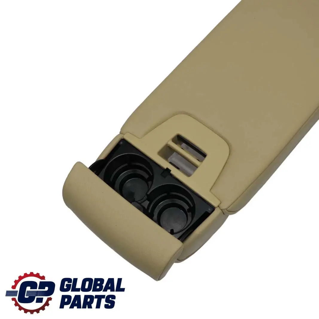 BMW X5 Series E70 1 Rear Seat Left N/S Backrest Armrest Beige Leather Nevada