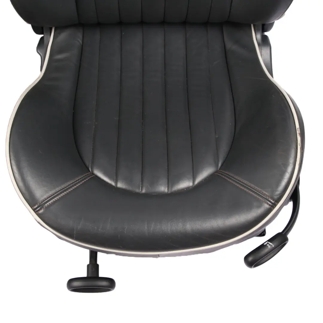 Leather Seats Mini R52 Sport English Side Walk Panther Black Front Rear Seat