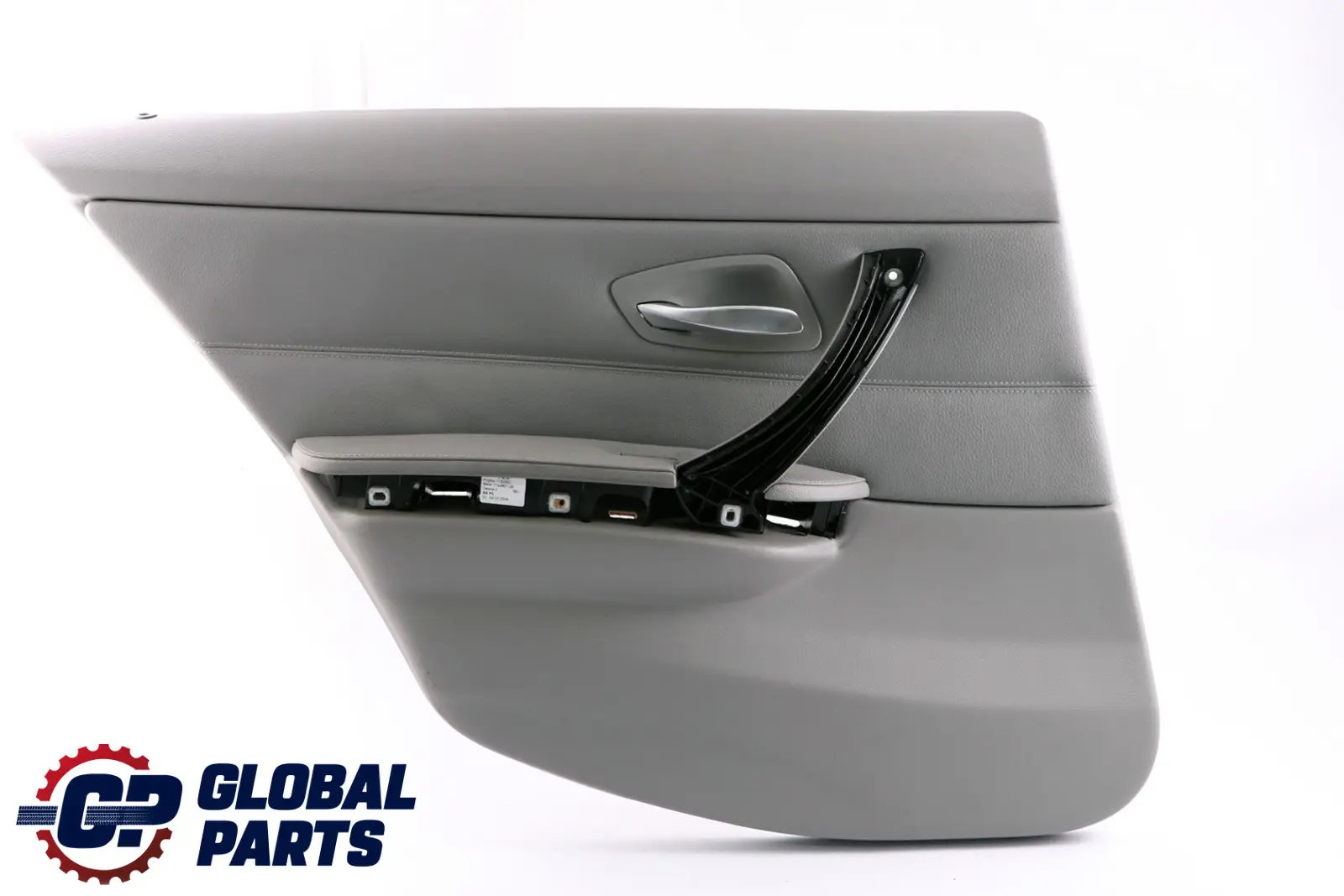 BMW E90 Garniture de Porte Arriere A Gauche Cuir Dakota Gris 7217581