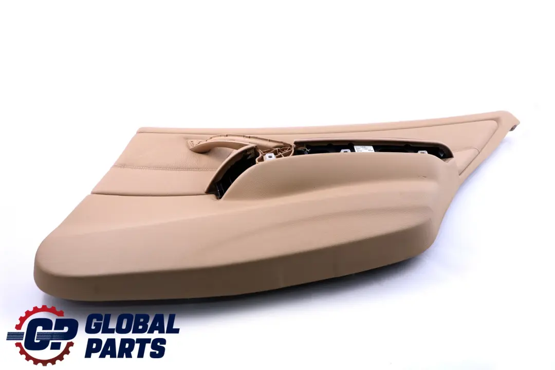 BMW E90 Trasera Derecha O / S Tarjeta De Puerta Forro De cuero beige Trim Panel