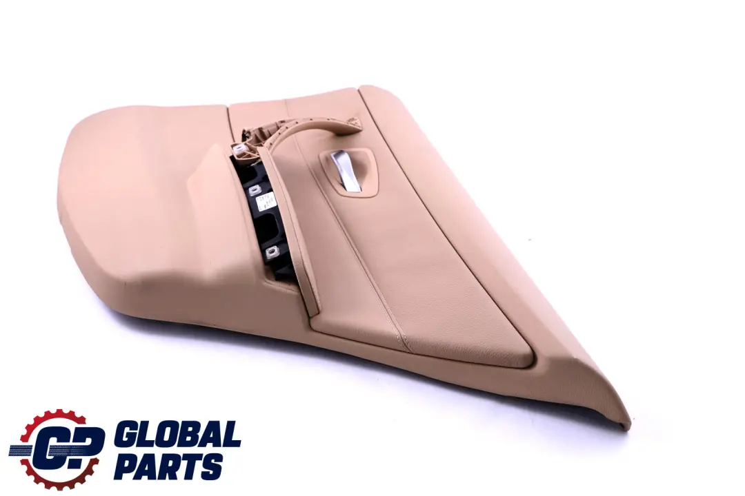 BMW 3 Series E90 Rear Right O/S Door Card Lining Beige Leather Trim Panel