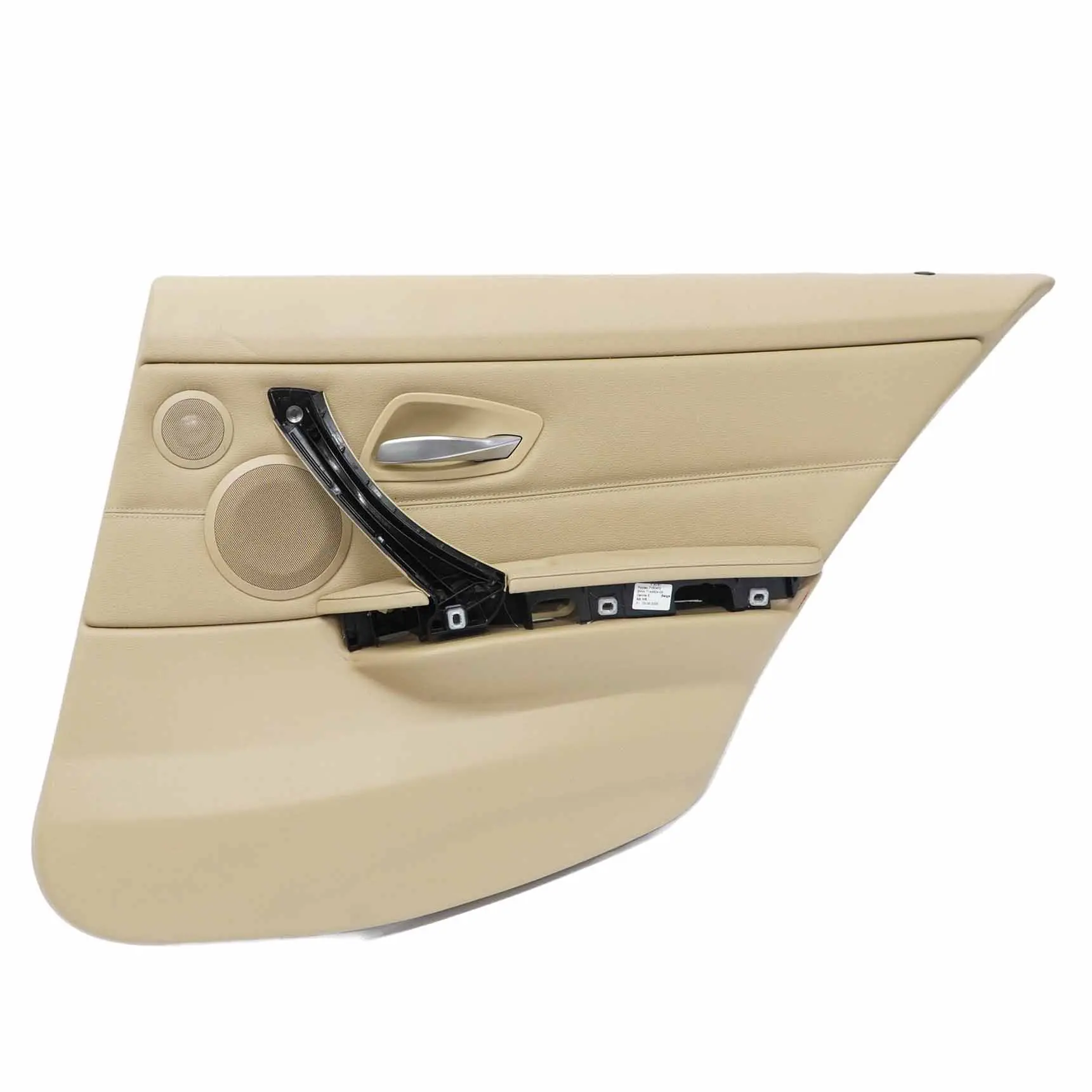 BMW E91 Tarjeta de Puerta Trasera Derecha Recubrimiento Cuero Dakota Beige