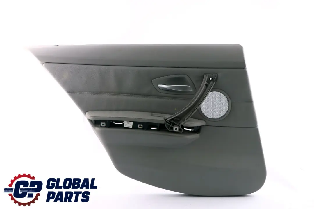 BMW E91 Touring Trasera Izquierda Tarjeta de la puerta  cuero gris Panel ajuste