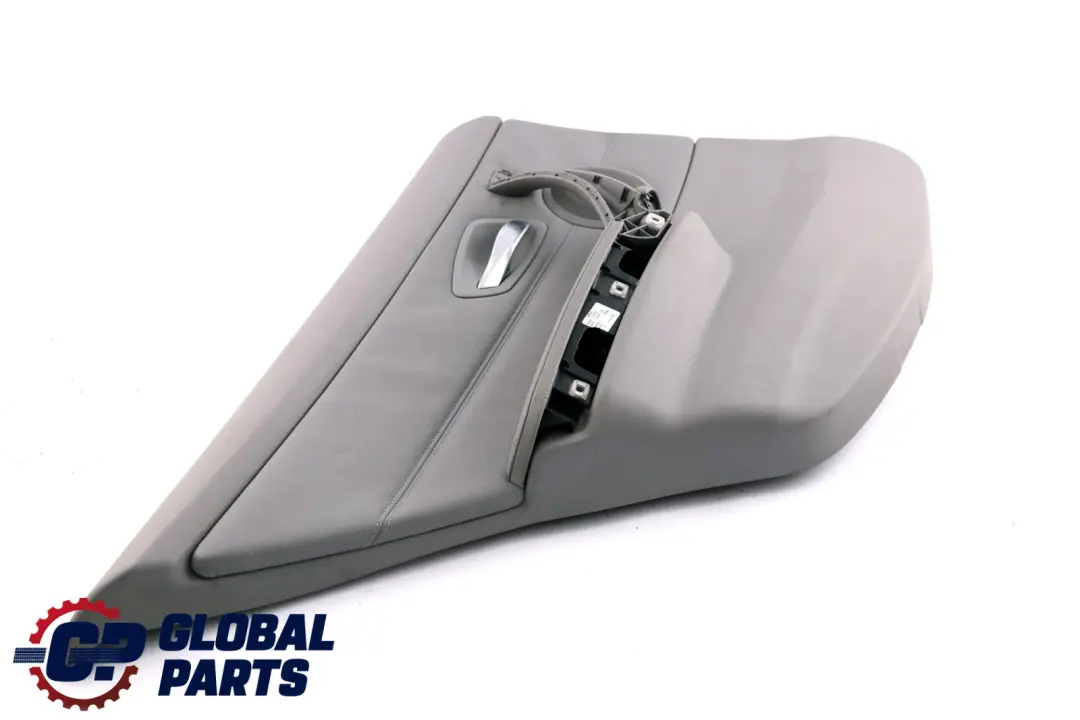 BMW E91 Touring Trasera Izquierda Tarjeta de la puerta  cuero gris Panel ajuste