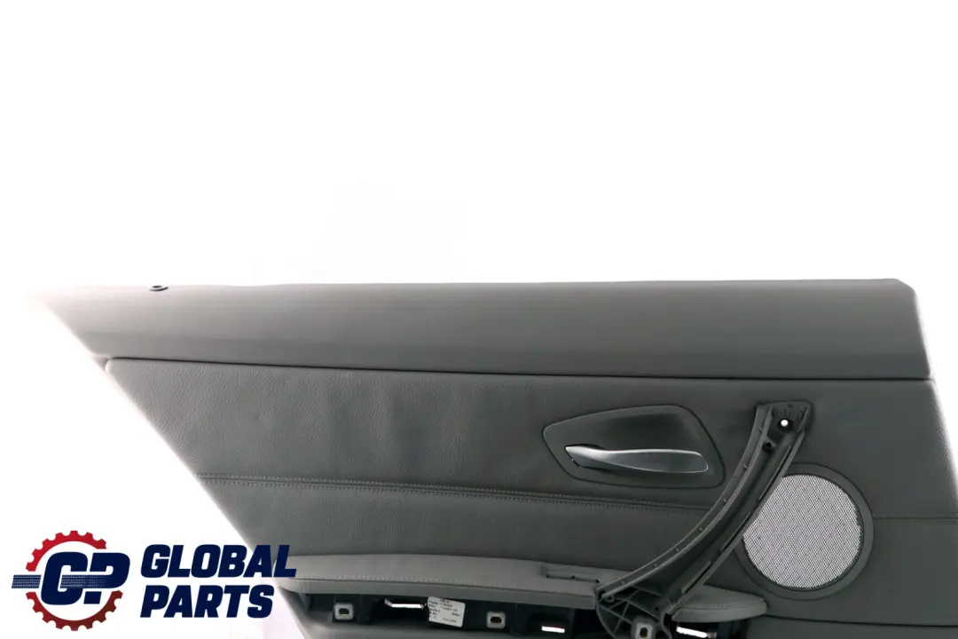 BMW E91 Touring Trasera Izquierda Tarjeta de la puerta  cuero gris Panel ajuste