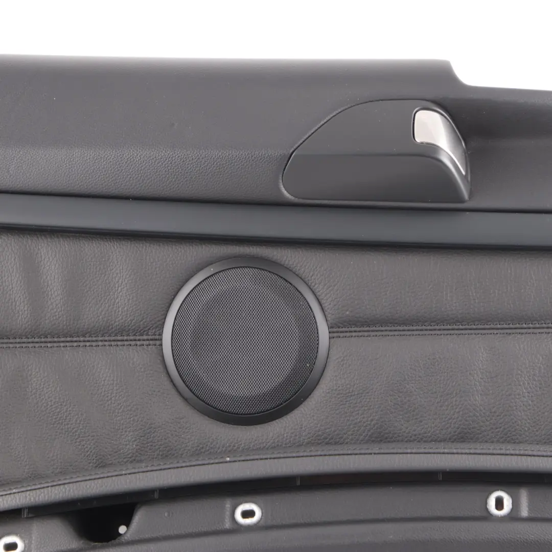BMW E92 Coupe Rear Left N/S Lateral Trim Panel Lining Black Leather