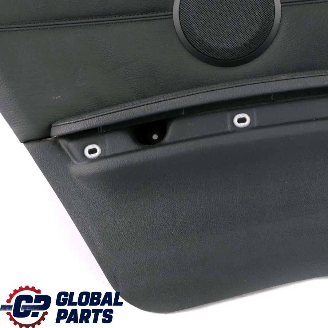 BMW E92 Coupe Trasero Izquierdo Panel Lateral Forro Cuero Negro