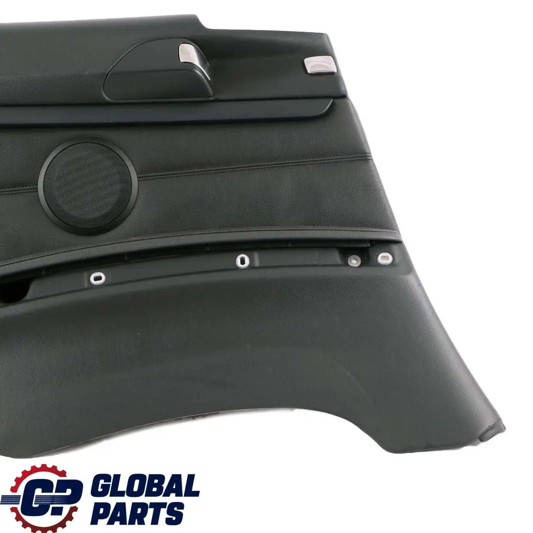 BMW E92 Coupe Trasero Izquierdo Panel Lateral Forro Cuero Negro