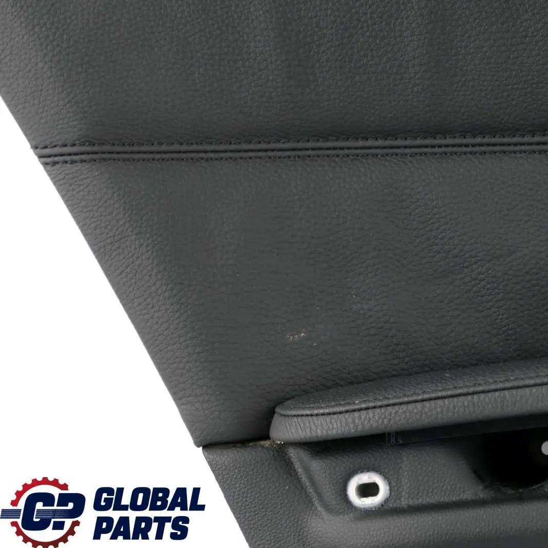 BMW E92 Coupe Trasero Izquierdo Panel Lateral Forro Cuero Negro