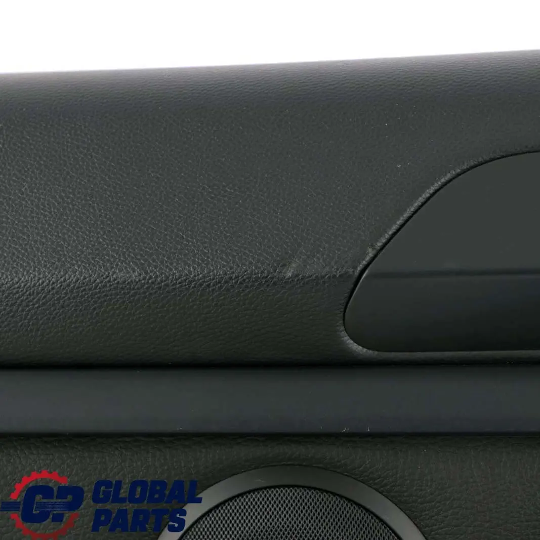 BMW E92 Coupe Trasero Izquierdo Panel Lateral Forro Cuero Negro