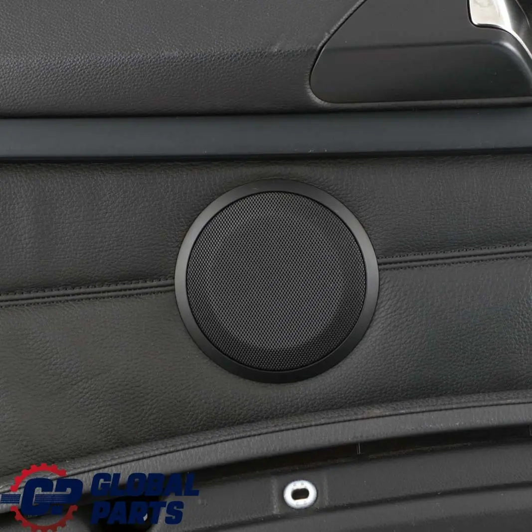 BMW E92 Coupe Trasero Izquierdo Panel Lateral Forro Cuero Negro