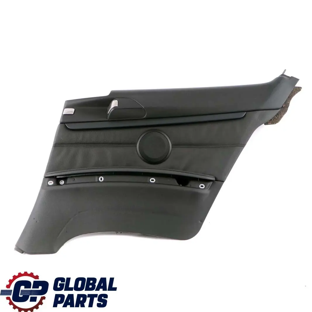 BMW 3 Series E92 Rear Right O/S Lateral Trim Panel Lining Black Leather