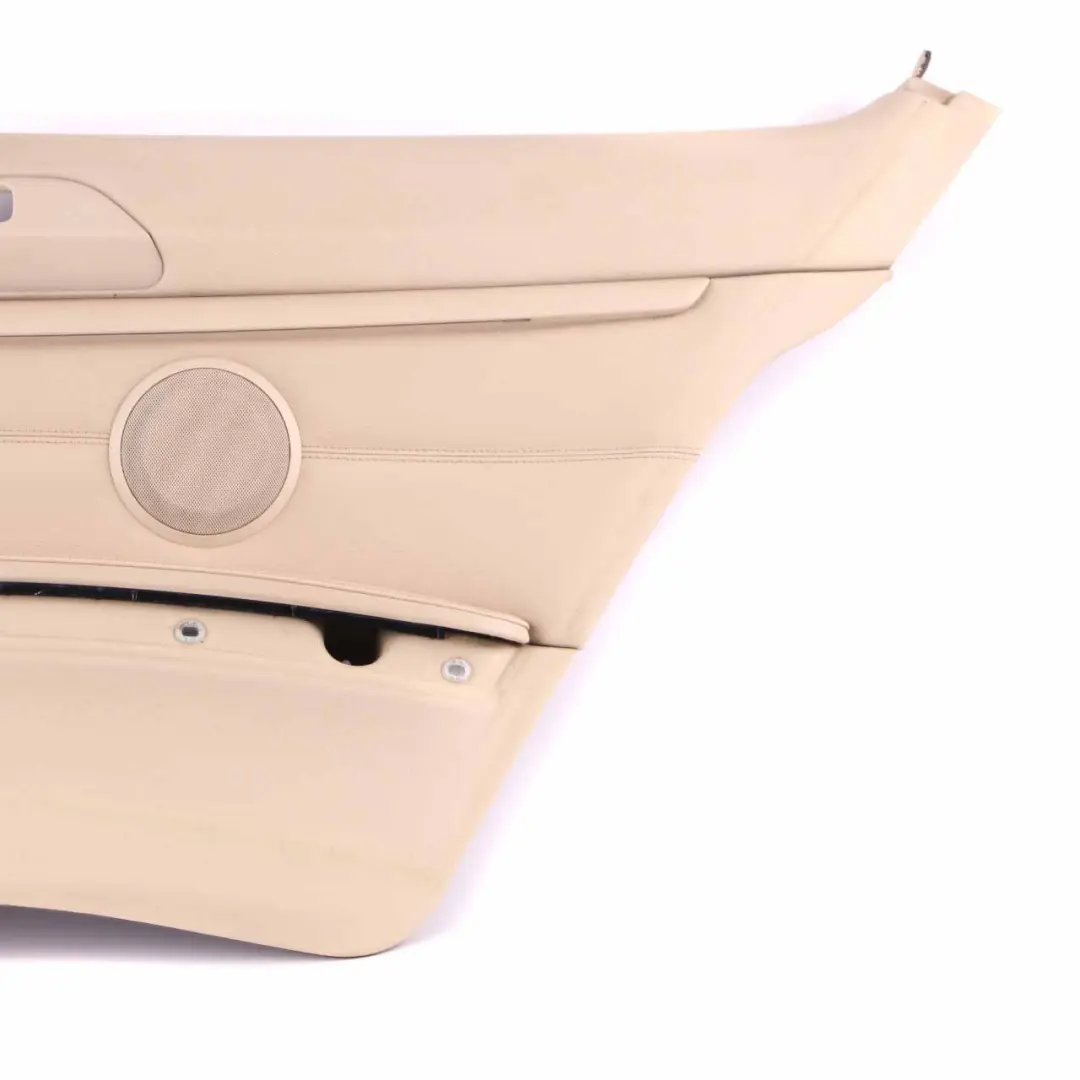 BMW E92 Lateral Trim Panel Rear Right O/S Lining Cream Beige Leather 7218824