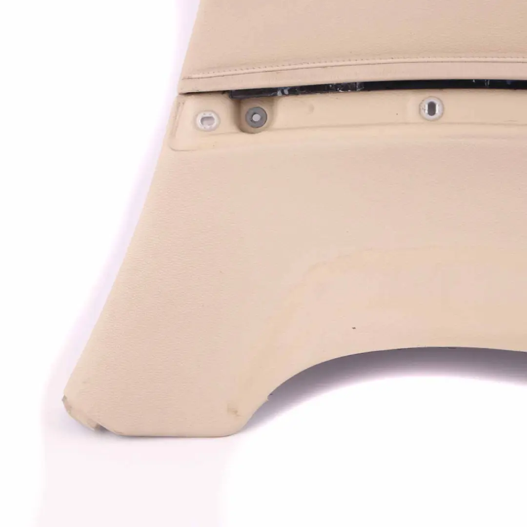 BMW E92 Lateral Trim Panel Rear Right O/S Lining Cream Beige Leather 7218824