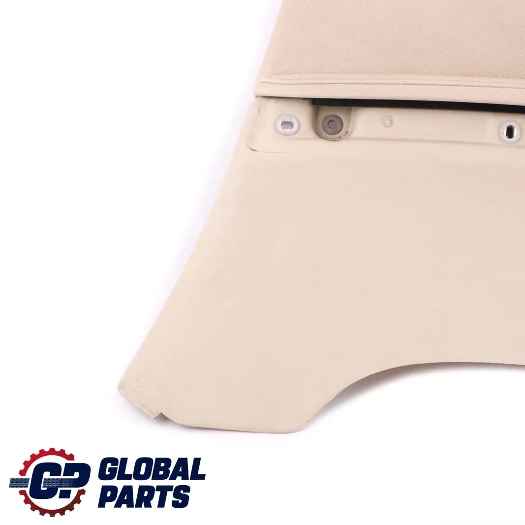 BMW 3 Series E92 Rear Right O/S Lateral Trim Panel Lining Cream Beige Leather