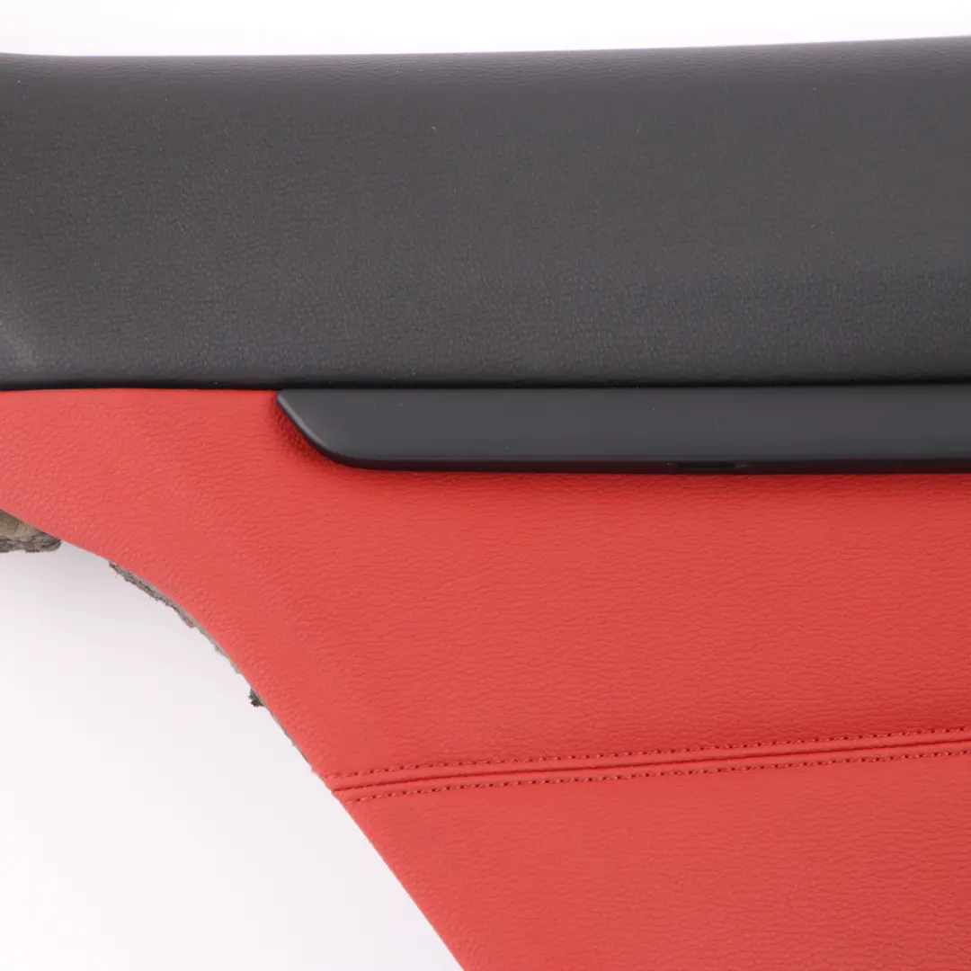 BMW E92 Lateral Trim Panel Rear Left N/S Side Cover Lining Red Leather