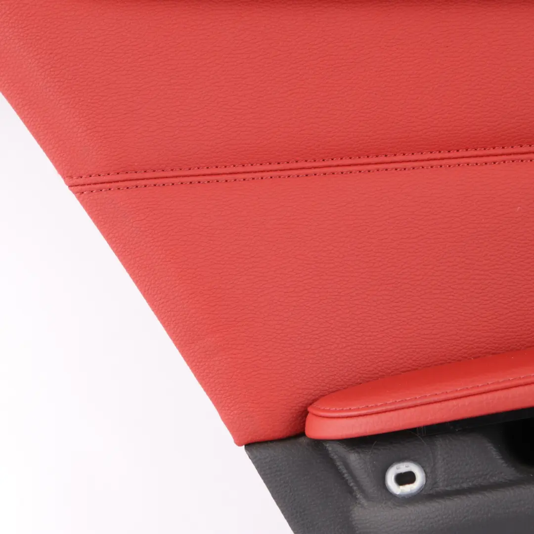 BMW E92 Lateral Trim Panel Rear Left N/S Side Cover Lining Red Leather