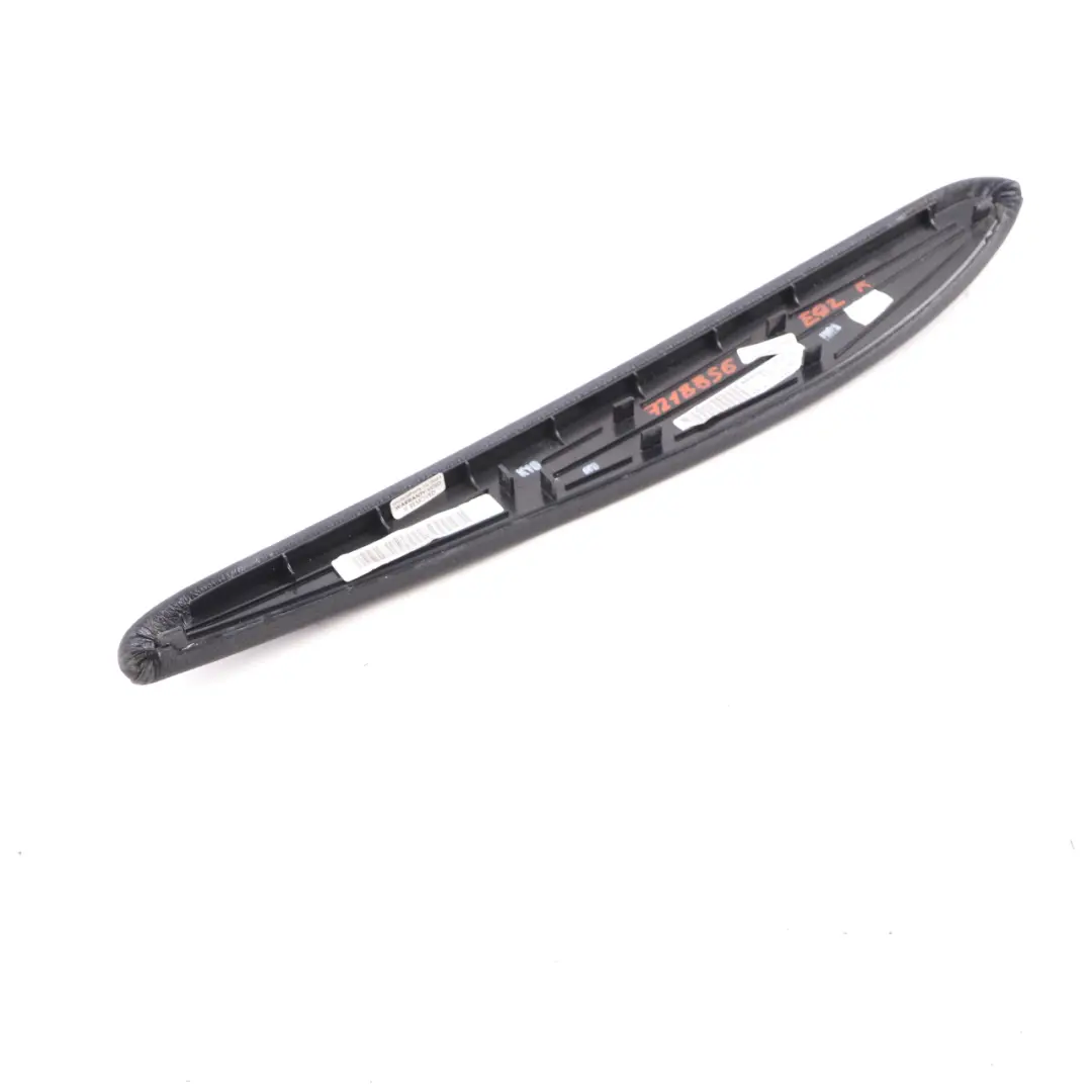 Apoyabrazos trasero BMW E92 E93 puerta derecha Panel cuero Dakota Negro 7218856