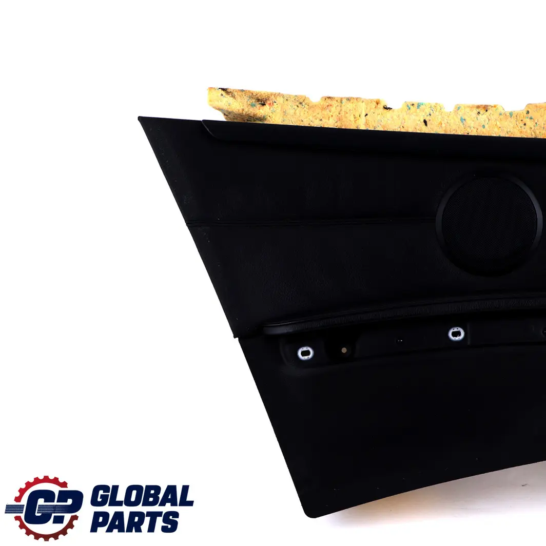 BMW 3 E93 Cabrio Rear Left N/S Lateral Trim Panel Lining Black Leather Dakota