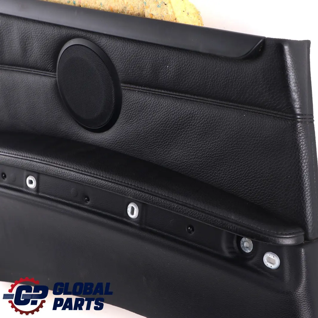 BMW 3 E93 Cabrio Rear Left N/S Lateral Trim Panel Lining Black Leather Dakota