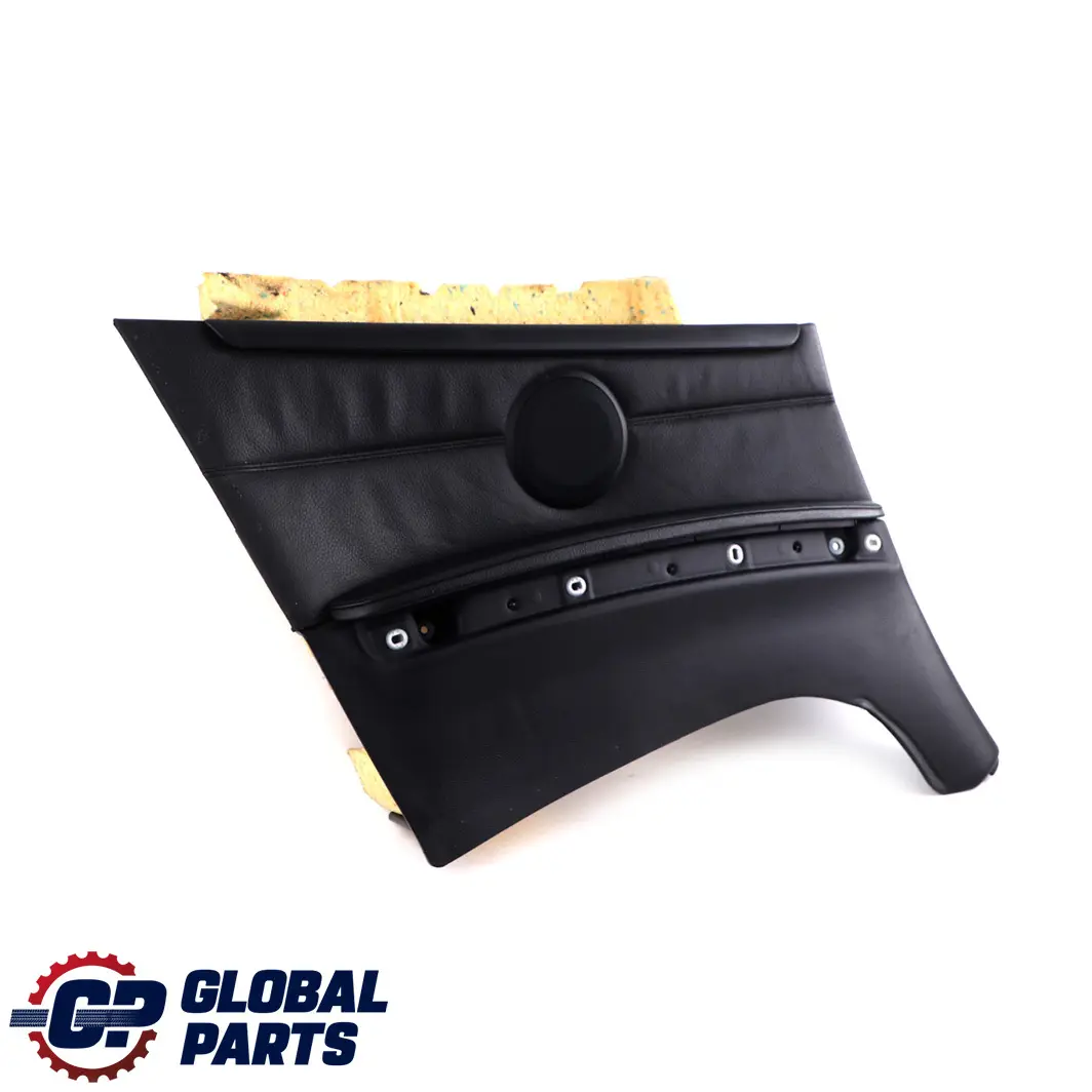 BMW 3 E93 Cabrio Rear Left N/S Lateral Trim Panel Lining Black Leather Dakota