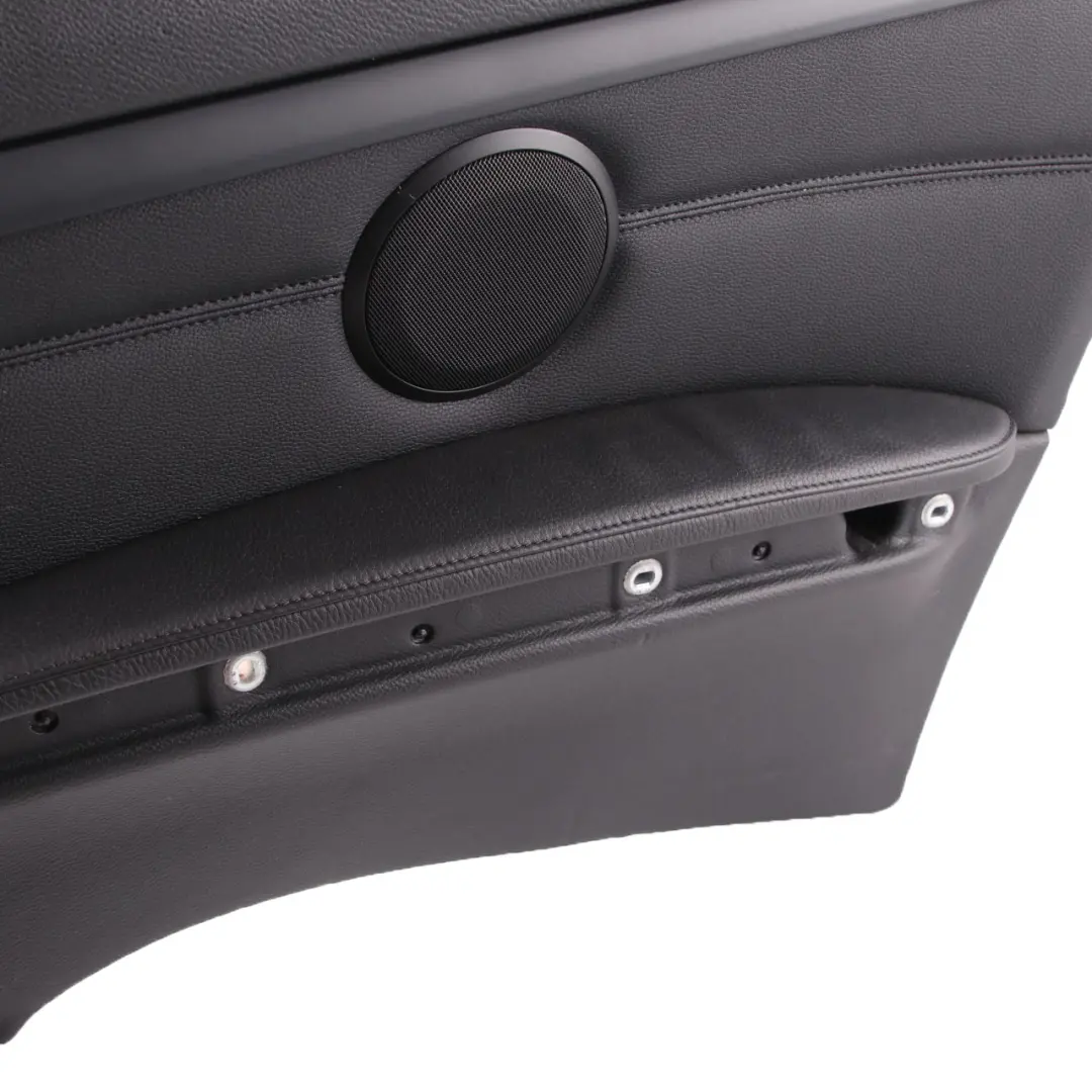 BMW 3 E93 Cabrio Rear Right O/S Lateral Trim Panel Lining Black Leather Dakota