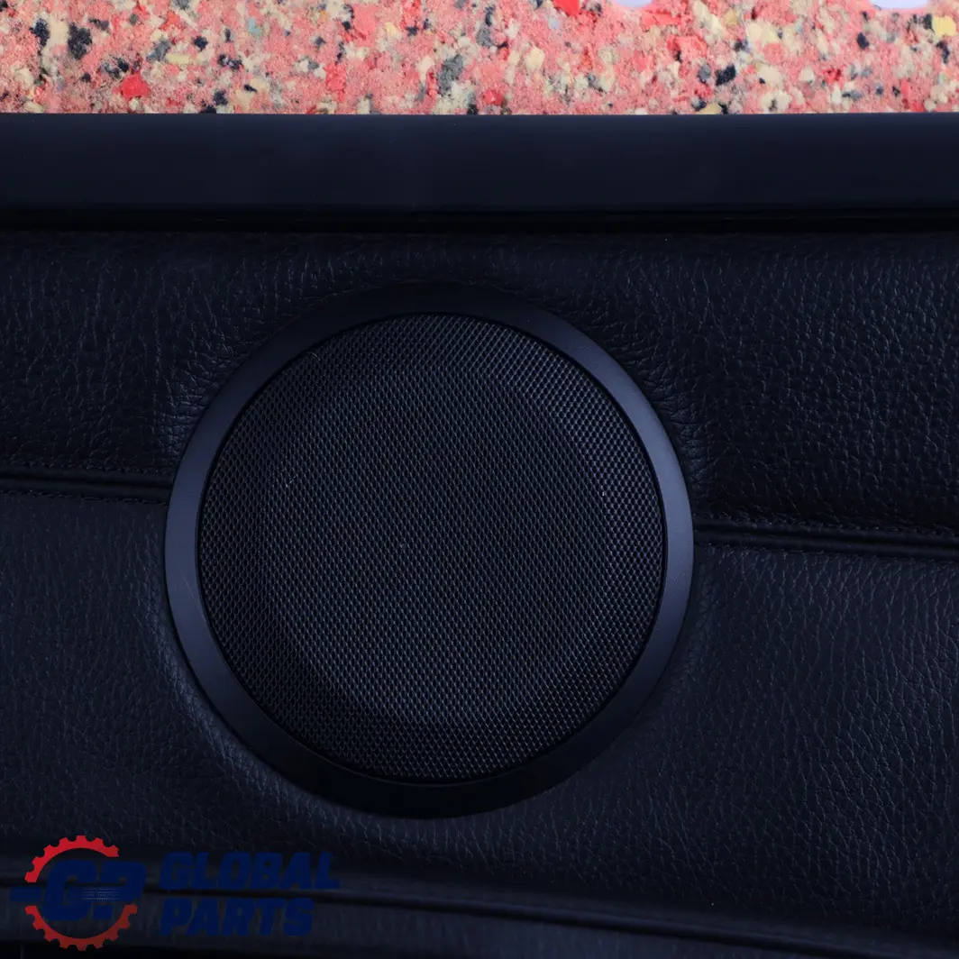 BMW E93 Cabrio Trasero Derecho Lateral Panel Revestimiento Cuero Negro Dakota