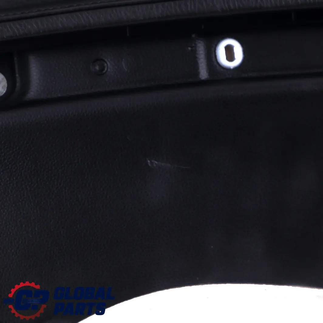 BMW E93 Cabrio Trasero Derecho Lateral Panel Revestimiento Cuero Negro Dakota