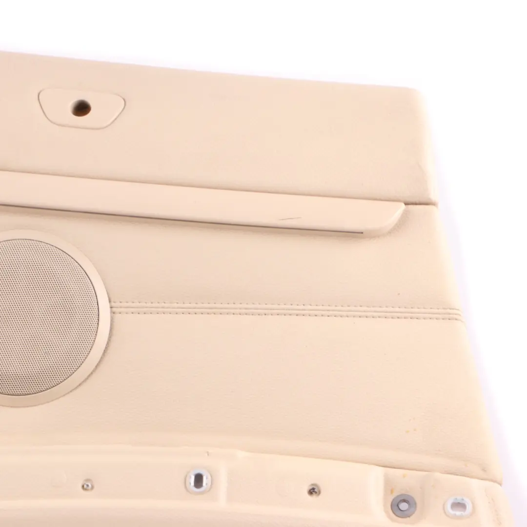 Lateral Trim Panel BMW E93 Cabrio Rear Left N/S Card Lining Leather Cream Beige