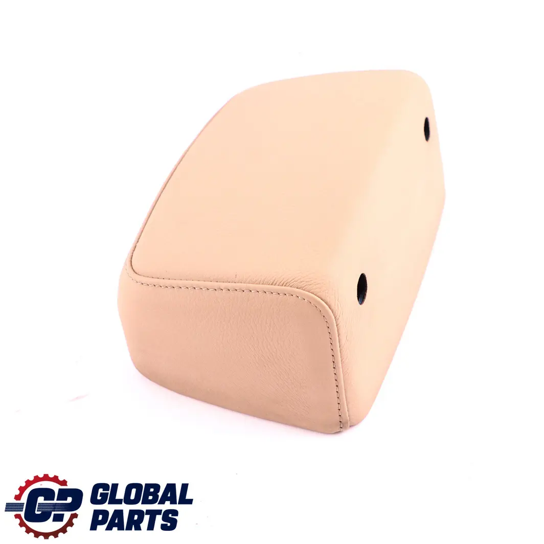 BMW X5 X6 E70 E71 Front Sport Seat Headrest Leather Cover Beige 7219527