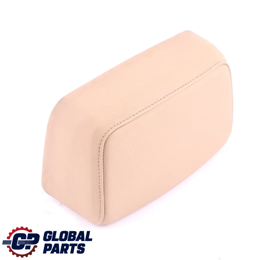 BMW X5 X6 E70 E71 Front Sport Seat Headrest Leather Cover Beige 7219527