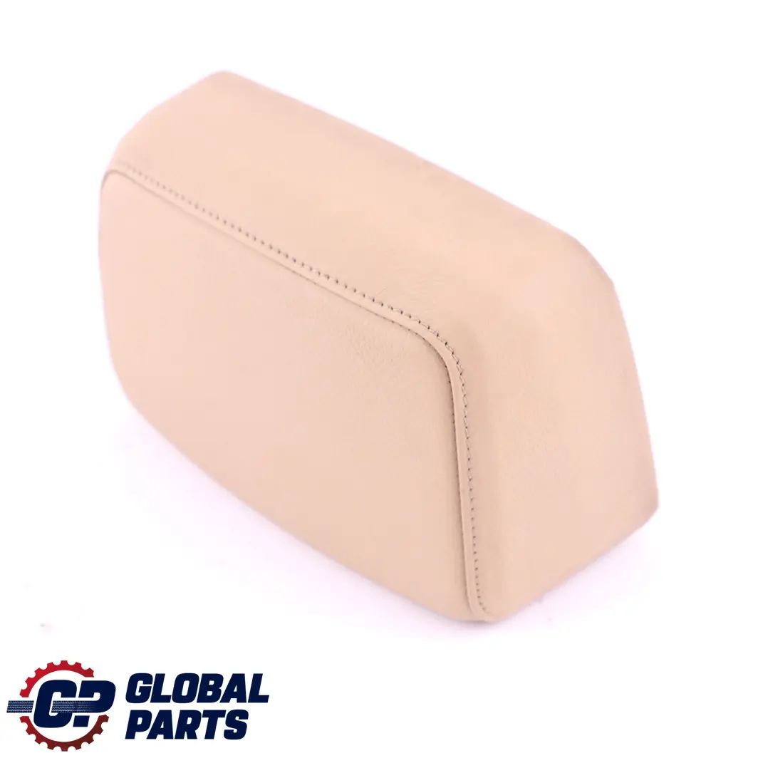 BMW X5 X6 E70 E71 Front Sport Seat Headrest Leather Cover Beige 7219527