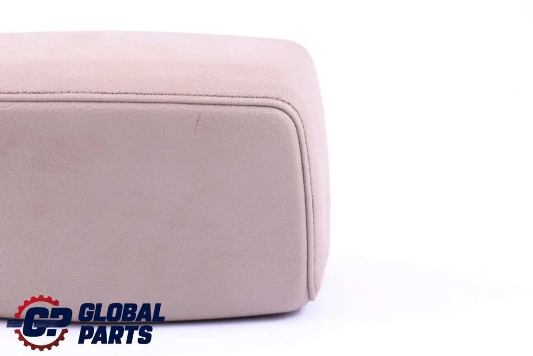 BMW X5 X6 E70 E71 Front Sport Seat Headrest Leather Cover Oyster