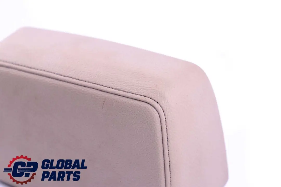 BMW X5 X6 E70 E71 Front Sport Seat Headrest Leather Cover Oyster