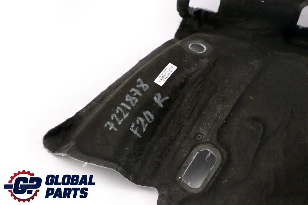 BMW F20 F20N F21 F21N LCI Aislamiento Acustico Maletero Trasero Derecho 7221878