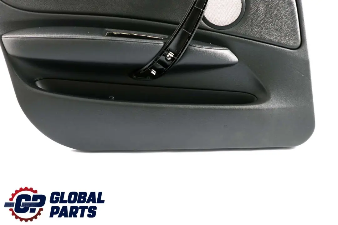 BMW 1 Series E87 LCI Front Left N/S Door Card Trim Panel Black Leather