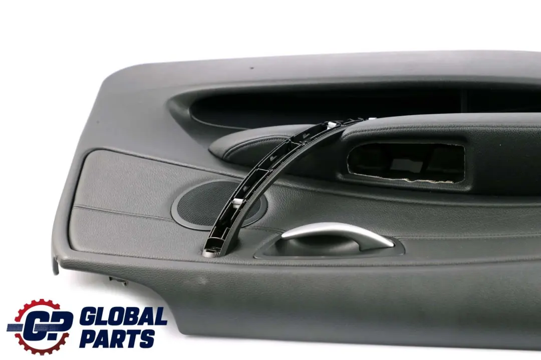 BMW 1 Series E87 LCI Front Left N/S Door Card Trim Panel Black Leather