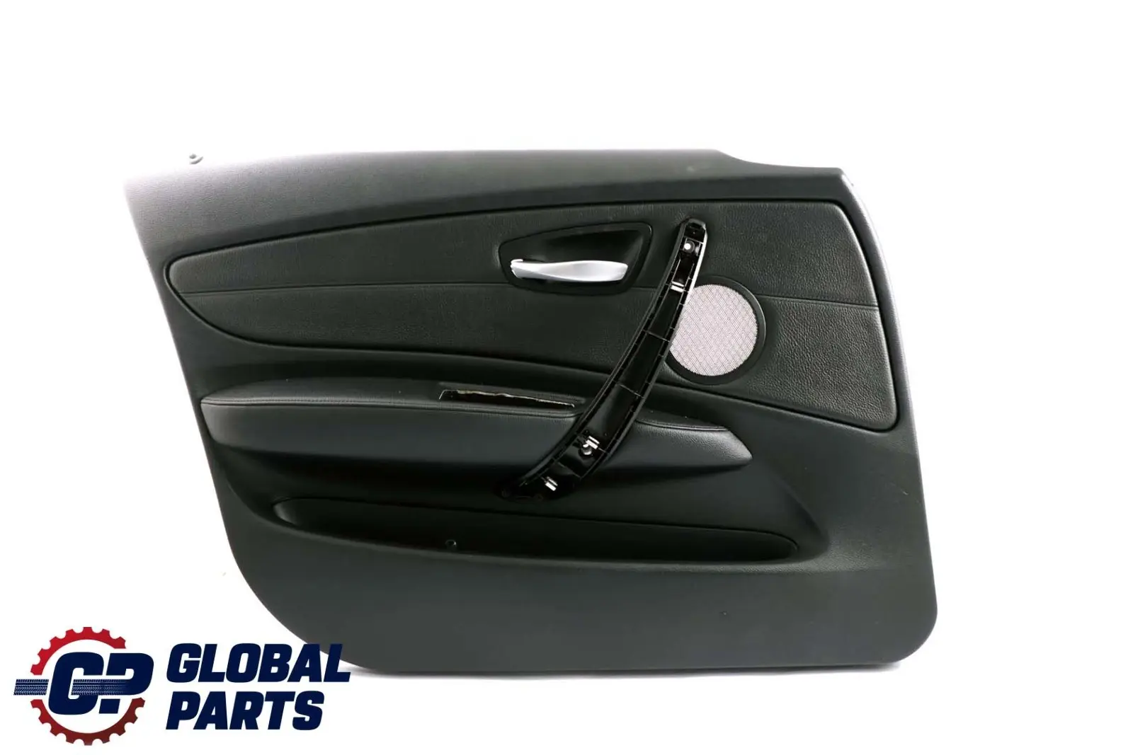 BMW 1 Series E87 LCI Front Left N/S Door Card Trim Panel Black Leather