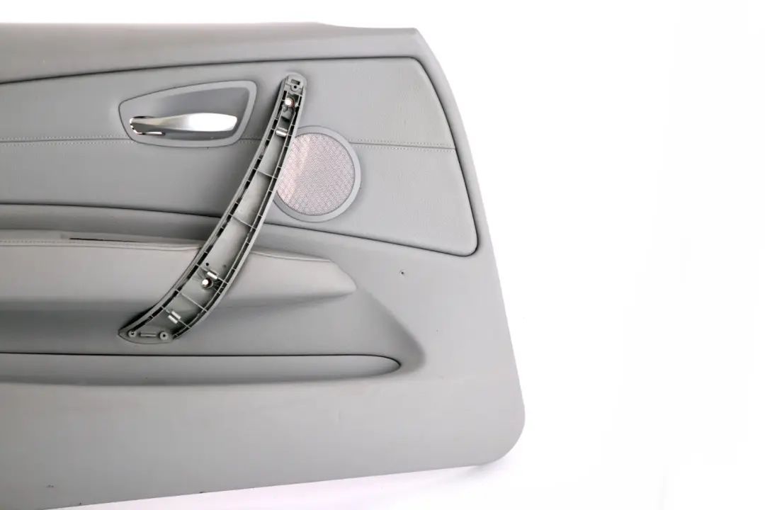 BMW 1 Series E87 LCI Front Left N/S Door Card Trim Panel Grey Leather