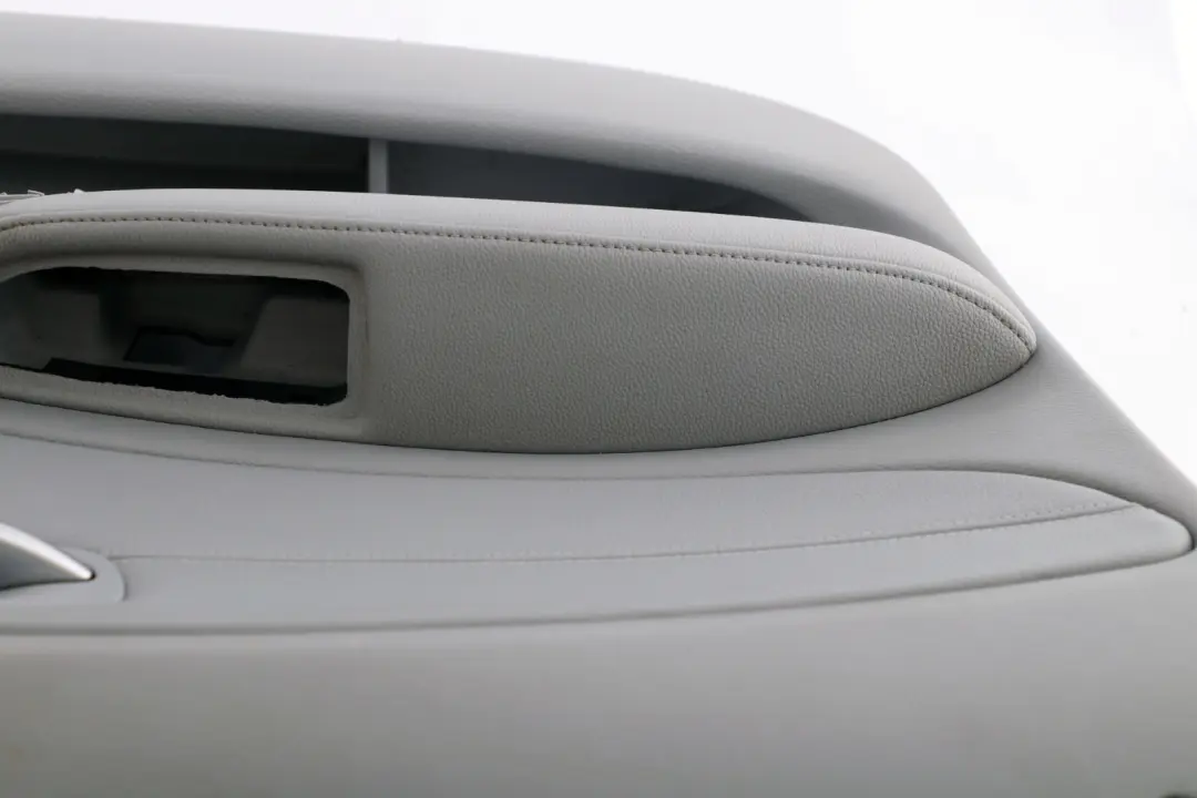 BMW 1 Series E87 LCI Front Left N/S Door Card Trim Panel Grey Leather