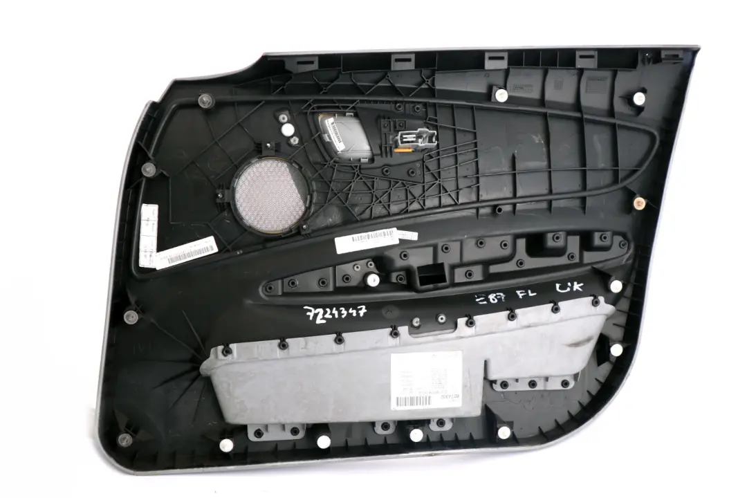 BMW 1 Series E87 LCI Front Left N/S Door Card Trim Panel Grey Leather