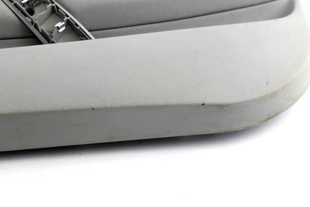 BMW 1 Series E87 LCI Front Right O/S Door Card Trim Panel Grey Leather
