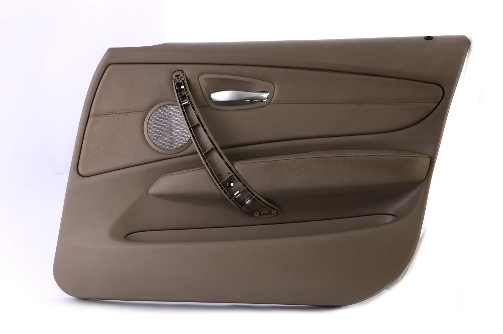 BMW 1 Series E87 LCI Front Right O/S Door Card Trim Panel Beige Leather