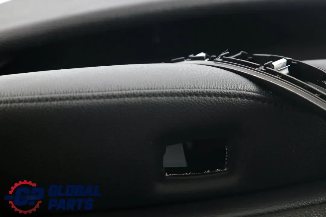 BMW E87 LCI Rear Right O/S Door Card Trim Panel Black Leather 7224354