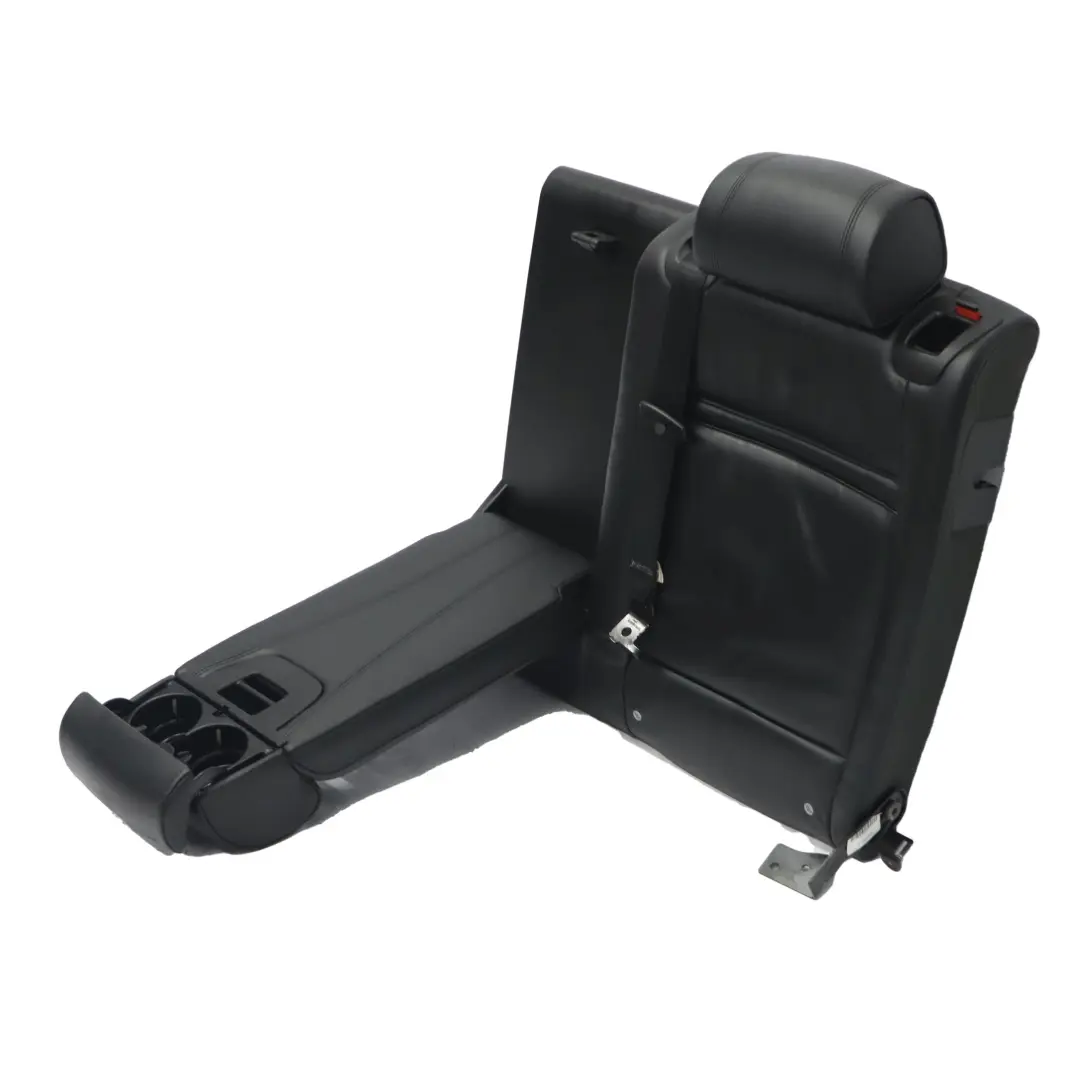 BMW X5 E70 Respaldo Asiento Trasero Izquierdo Funda Cuero Negro Nappa