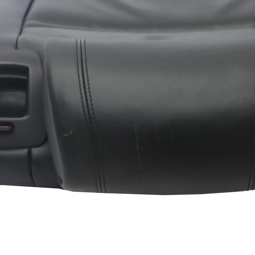 BMW X5 E70 Respaldo Asiento Trasero Izquierdo Funda Cuero Negro Nappa