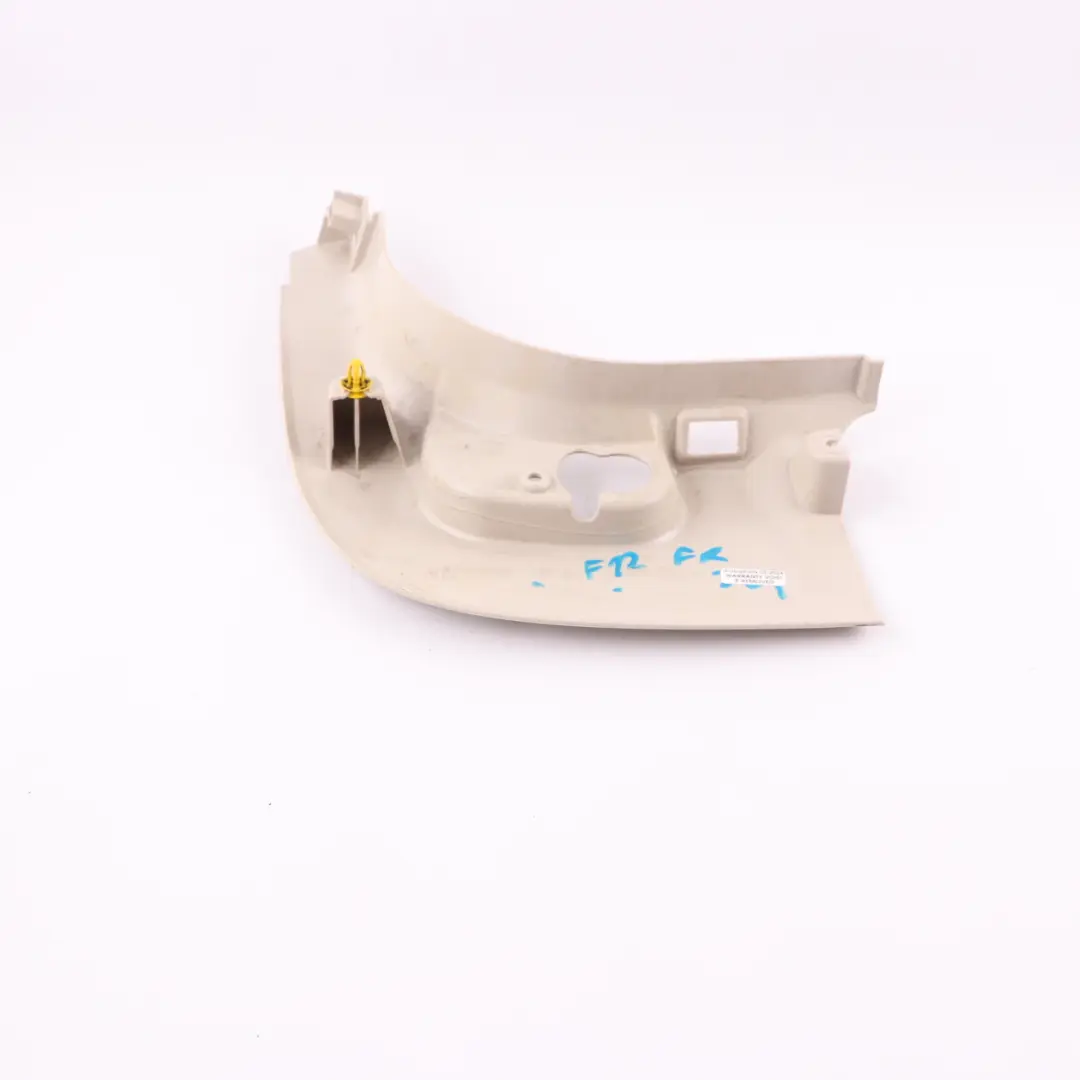 Trim Cover BMW F12 Front Seat Right O/S Trim Panel Elfenbein Weiss 7225592