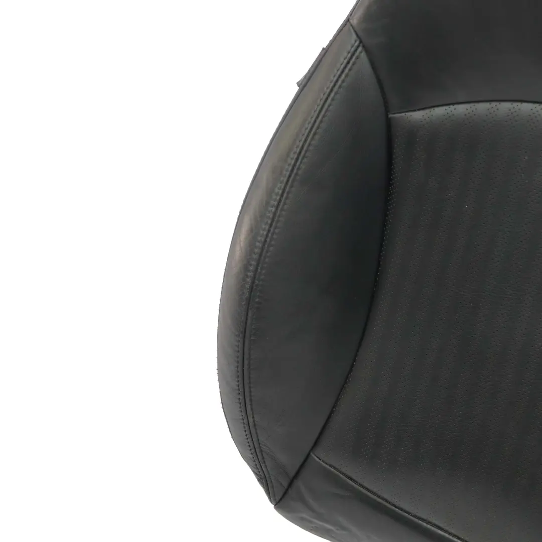 Mini R56 Seat Backrest Front Right O/S Sport Black Leather Punch R55 R57