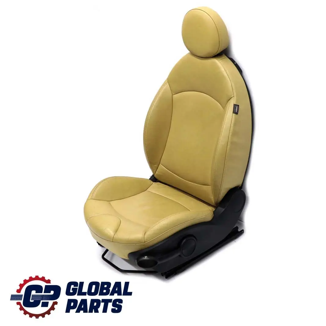 Mini Cooper One R55 R56 R57 Heated Sport Leather Beige Front Left N/S Seat